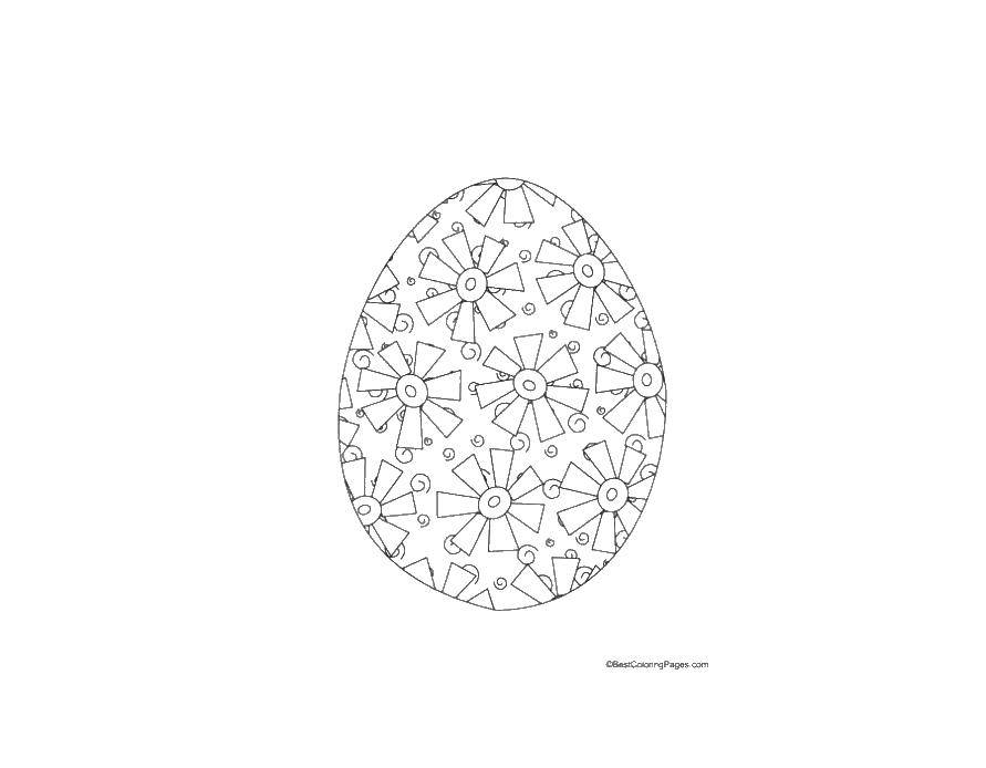 Раскраска Пасхальные яица Скачать яица, рисунки.  Распечатать ,раскраски пасха,