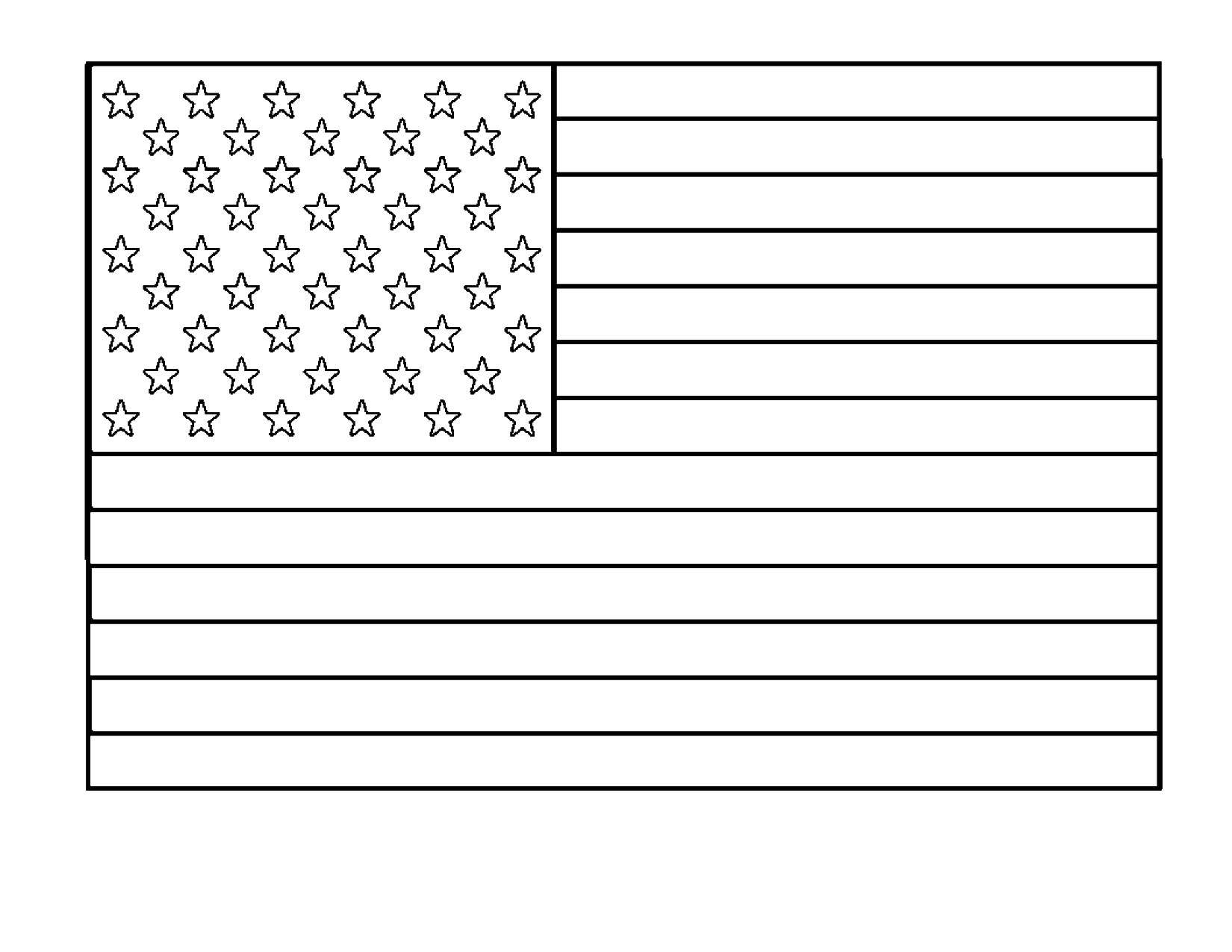 Раскраска Флаг сша Скачать флаг, США, Америка.  Распечатать ,США,
