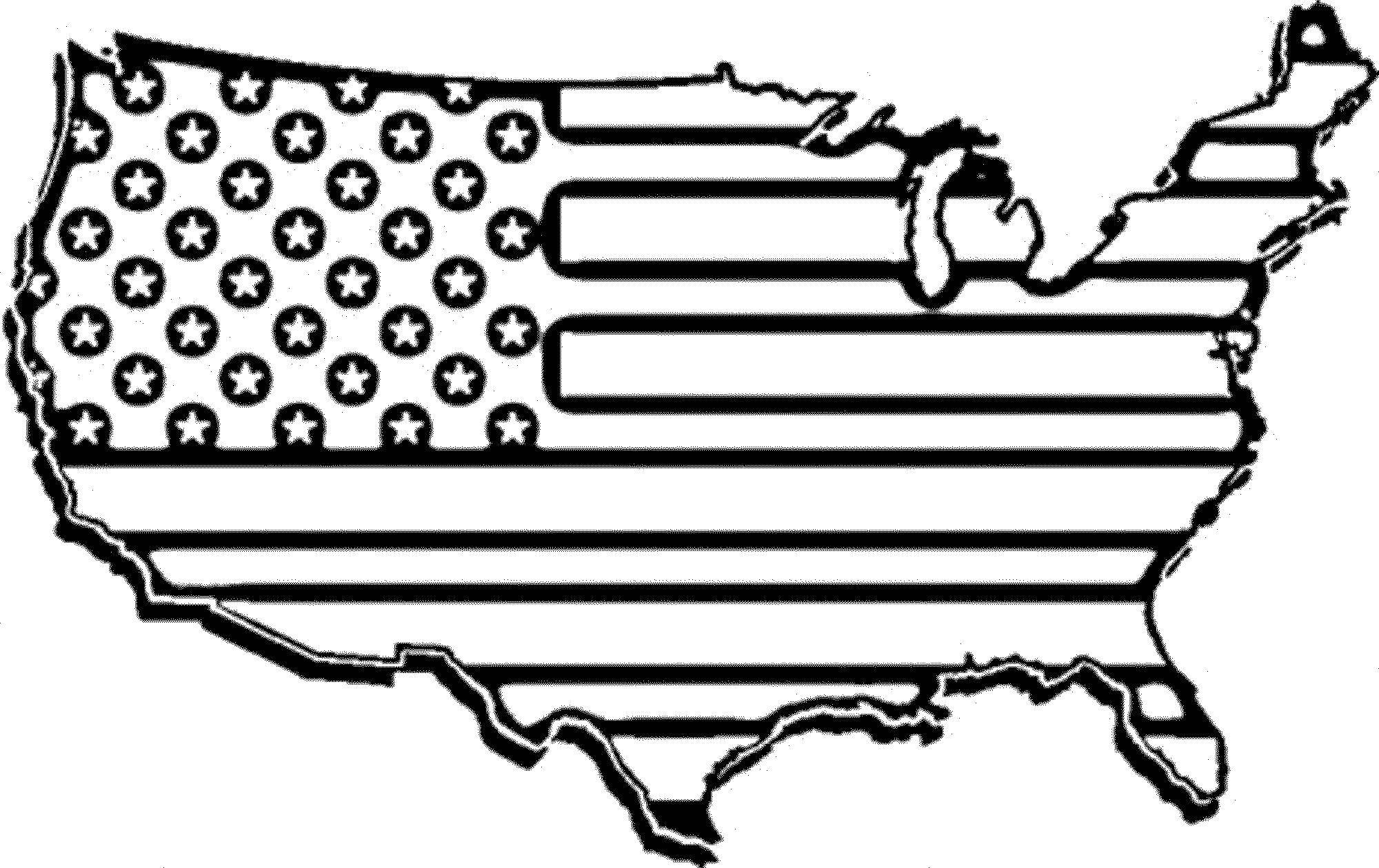 Раскраска Карта сша Скачать США, Америка, карта.  Распечатать ,США,