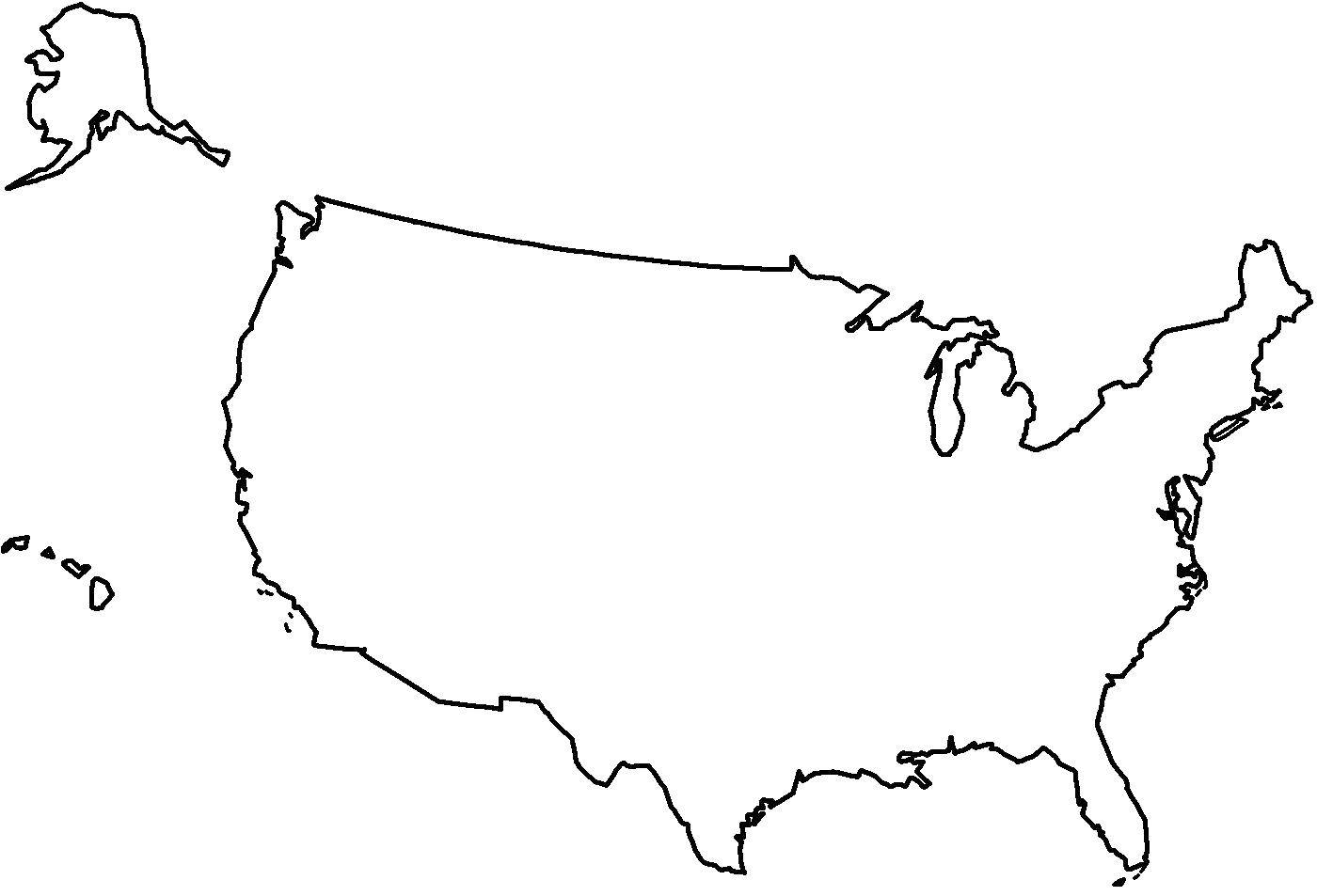 Раскраска Карта америки Скачать америка.  Распечатать ,США,
