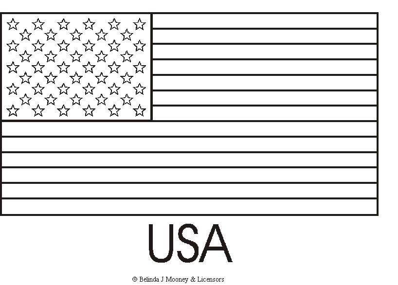 Раскраска Сша флаг Скачать флаг, Америка, звезды.  Распечатать ,США,