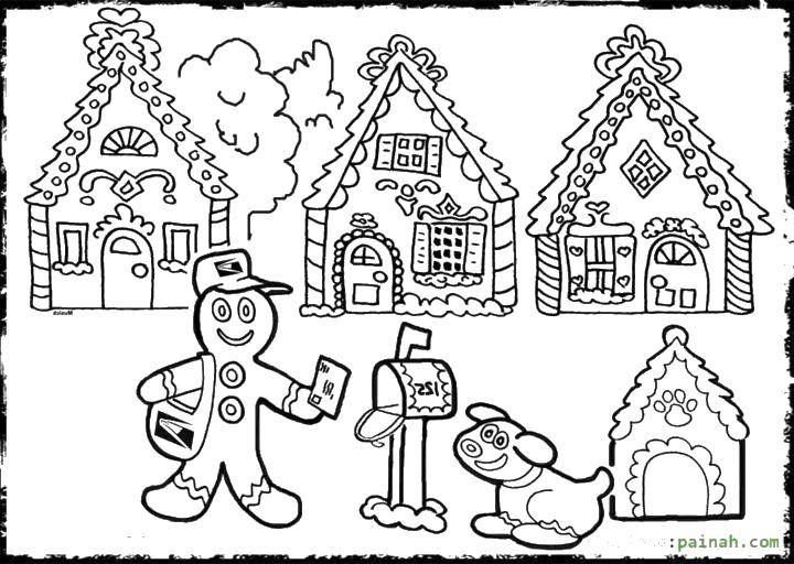 Раскраска город Скачать .  Распечатать 
