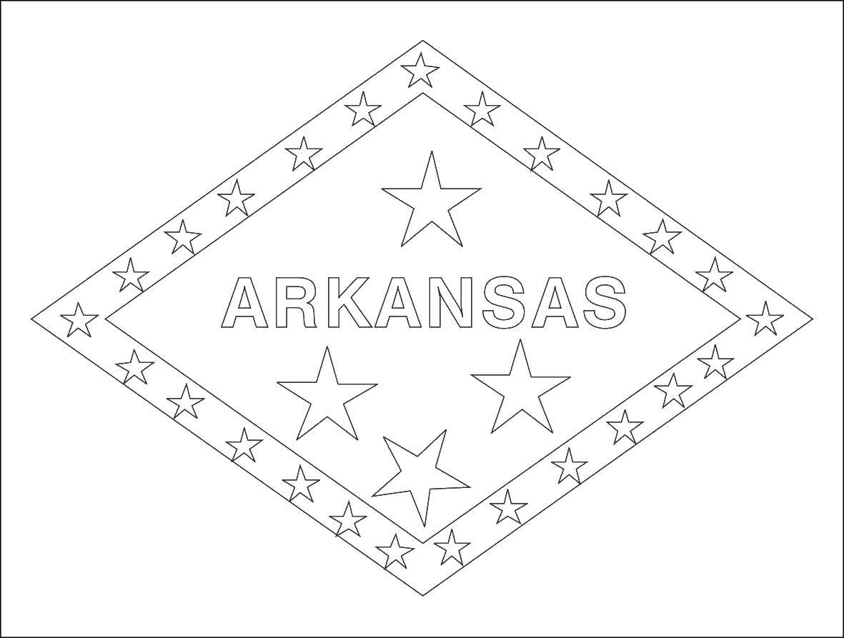Раскраска США Скачать .  Распечатать 