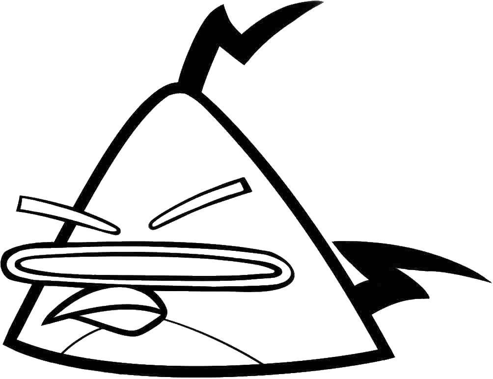 Название: Раскраска Angry birds. Категория: angry birds. Теги: птицы, игры, телефоны, angry birds.
