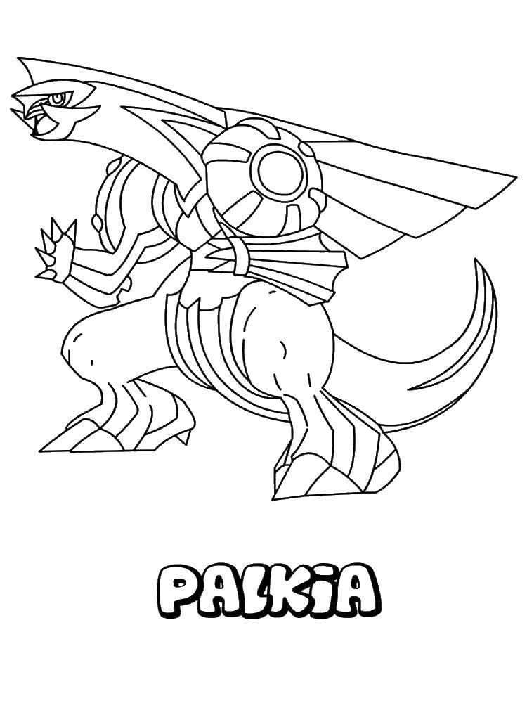 Раскраска Покемоны Скачать .  Распечатать 