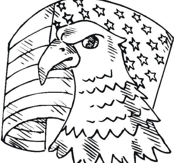 Раскраска США Скачать .  Распечатать 