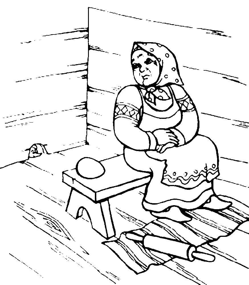 Раскраска Сказки Скачать .  Распечатать 