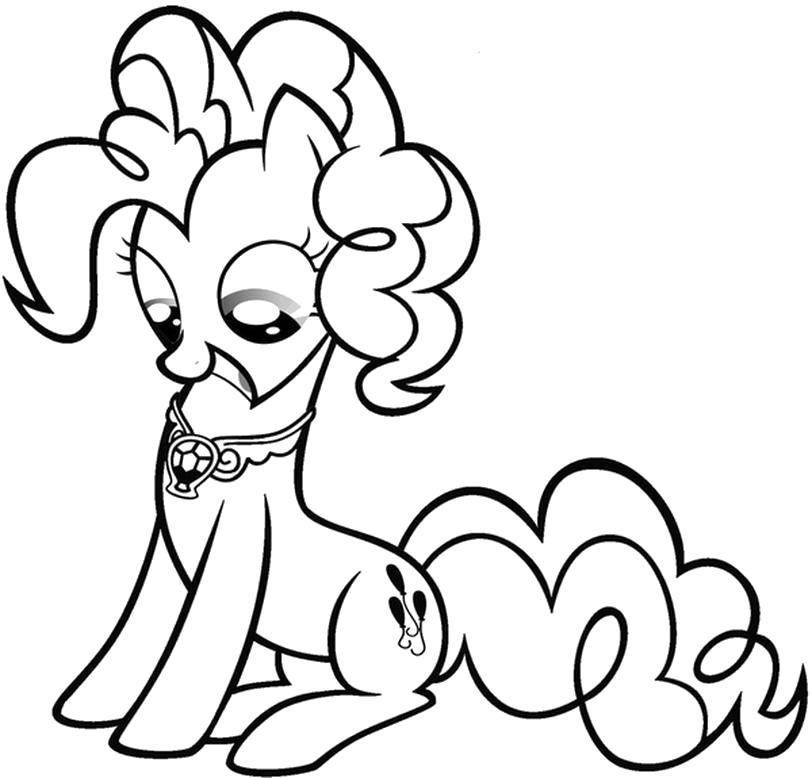 Название: Раскраска Пони из my little pony. Категория: Пони. Теги: Пони, "My little pony".