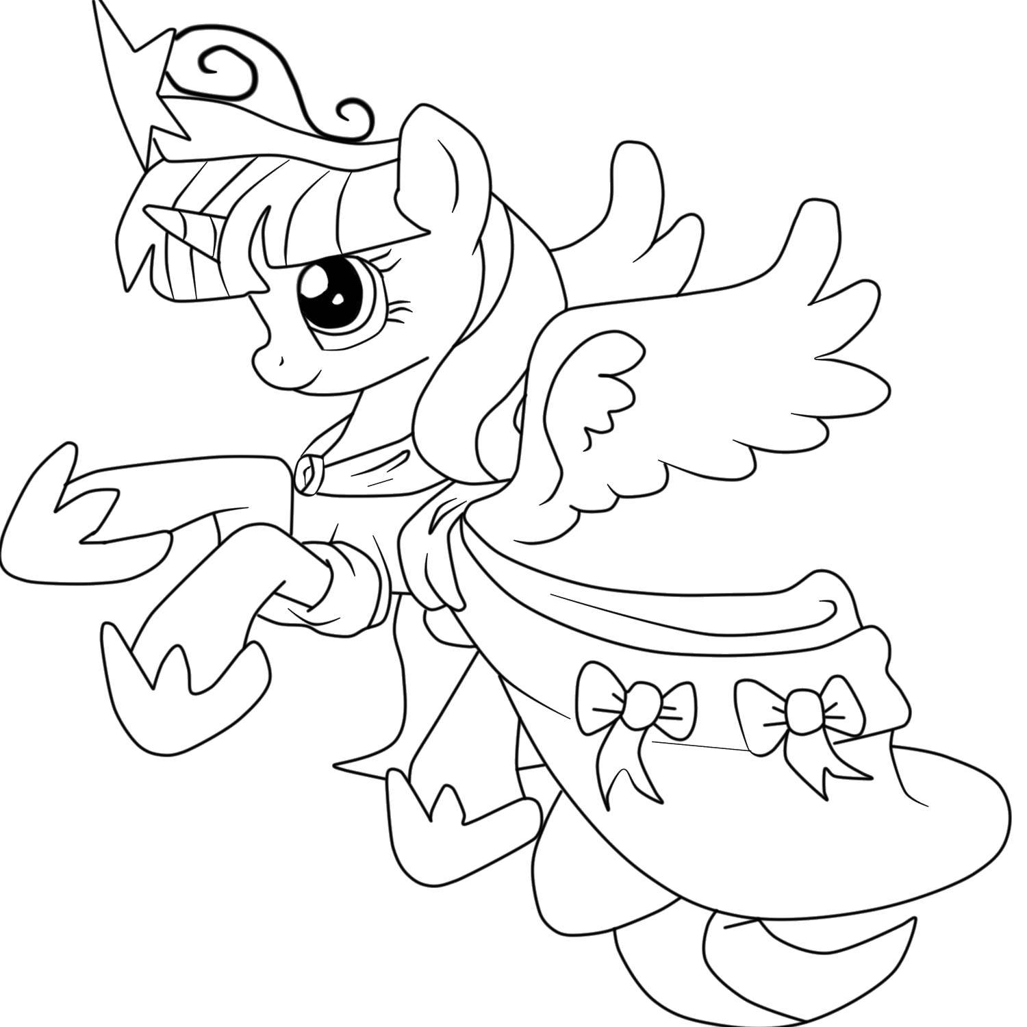 Раскраска Пони из my little pony Скачать ,Пони, "My little pony",.  Распечатать 