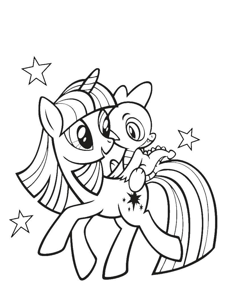 Раскраска my little pony Скачать ,Пони, "My little pony",.  Распечатать 