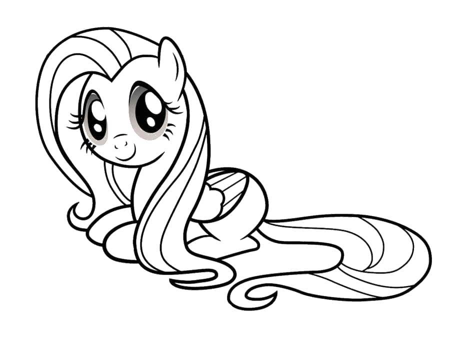 Раскраска Большеглазая поняшка Скачать ,Пони, "My little pony",.  Распечатать 