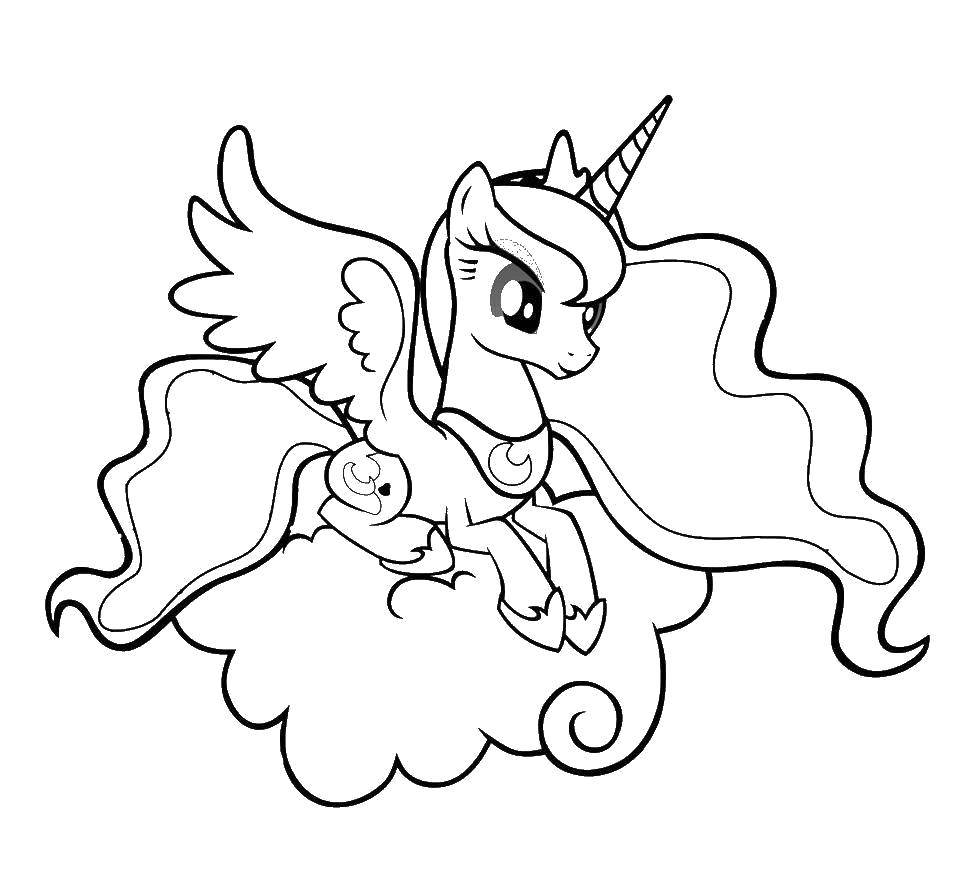Название: Раскраска Пони. Категория: Пони. Теги: Пони, "My little pony".