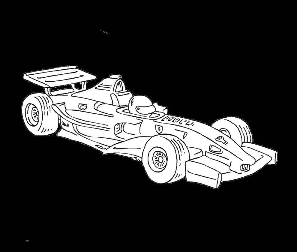 Раскраска спорткар Скачать ,автомобиль,.  Распечатать 