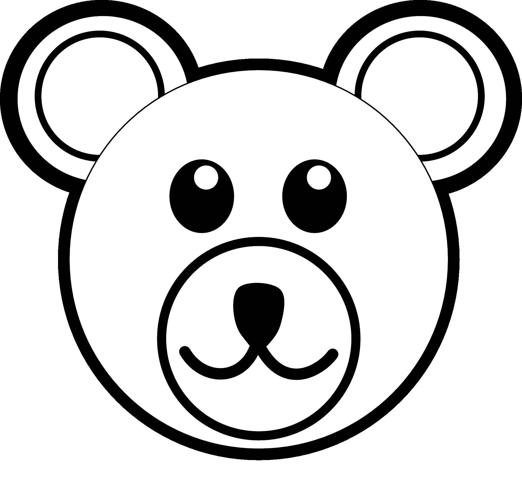 Раскраска Медведь Скачать ,медведь, игрушка,.  Распечатать 