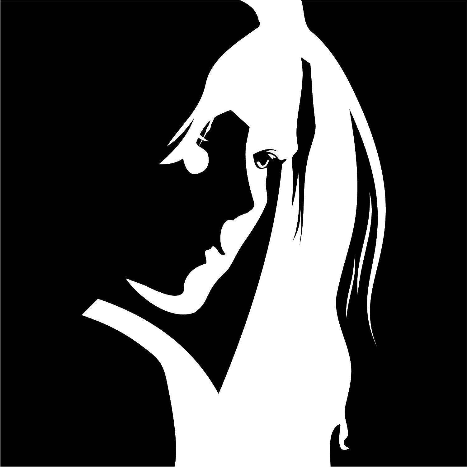 Название: Раскраска Девушка. Категория: Контур девочки. Теги: девушка.