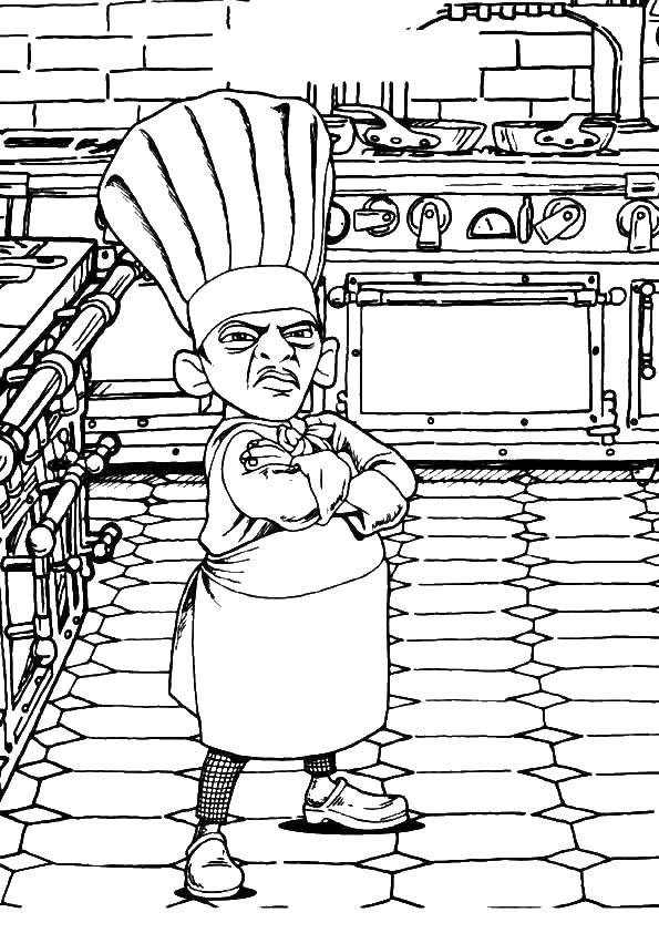 Раскраска посуда Скачать .  Распечатать 