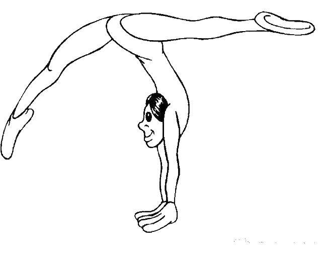 Раскраска спорт Скачать .  Распечатать 