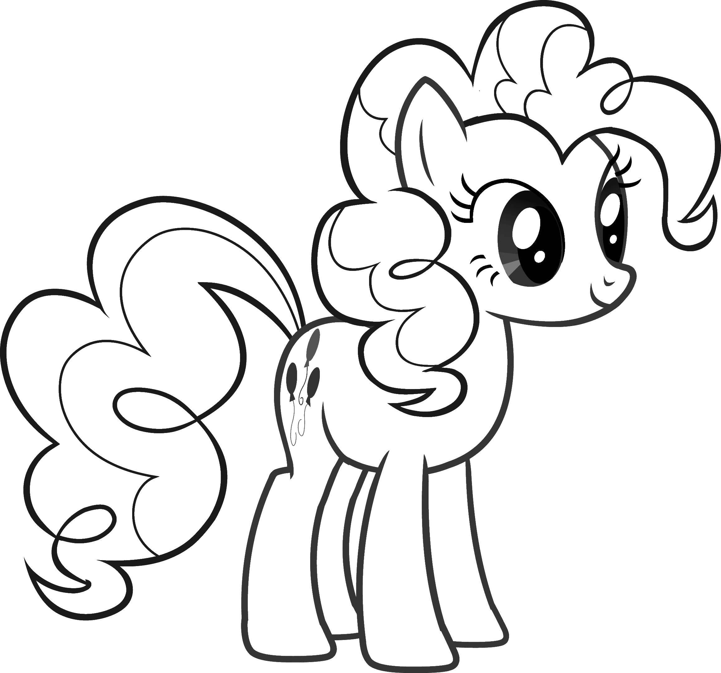 Раскраска Пони из my little pony  Скачать ,Пони, My little pony ,.  Распечатать 