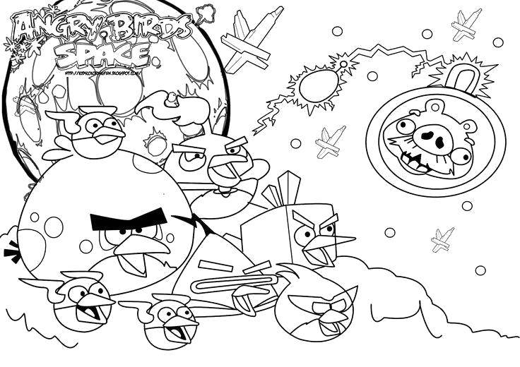 Название: Раскраска  angry birds . Категория: angry birds. Теги: Игры, Angry Birds .
