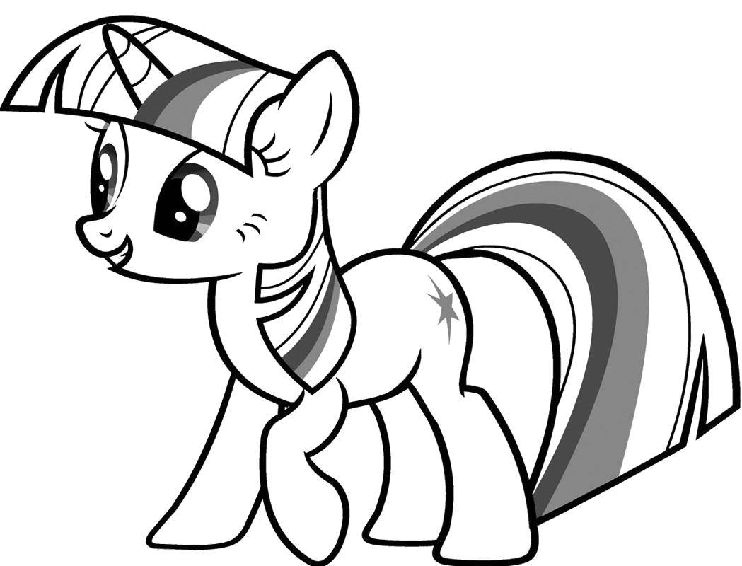 Название: Раскраска Пони из my little pony . Категория: мой маленький пони. Теги: Пони, My little pony .