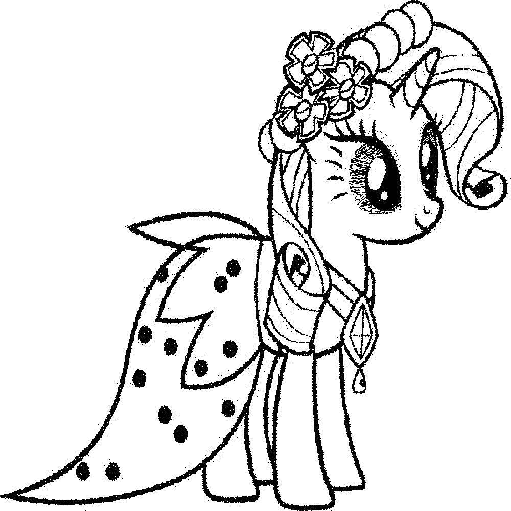 Название: Раскраска Пони из my little pony . Категория: мой маленький пони. Теги: Пони, My little pony .