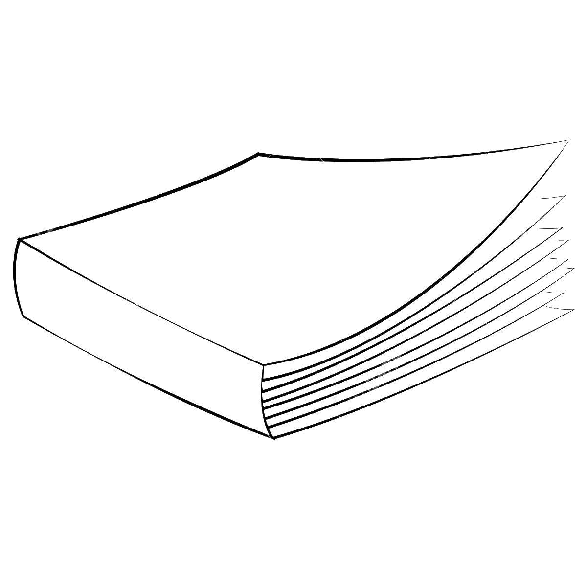Раскраска Книжка Скачать ,книжка,.  Распечатать 