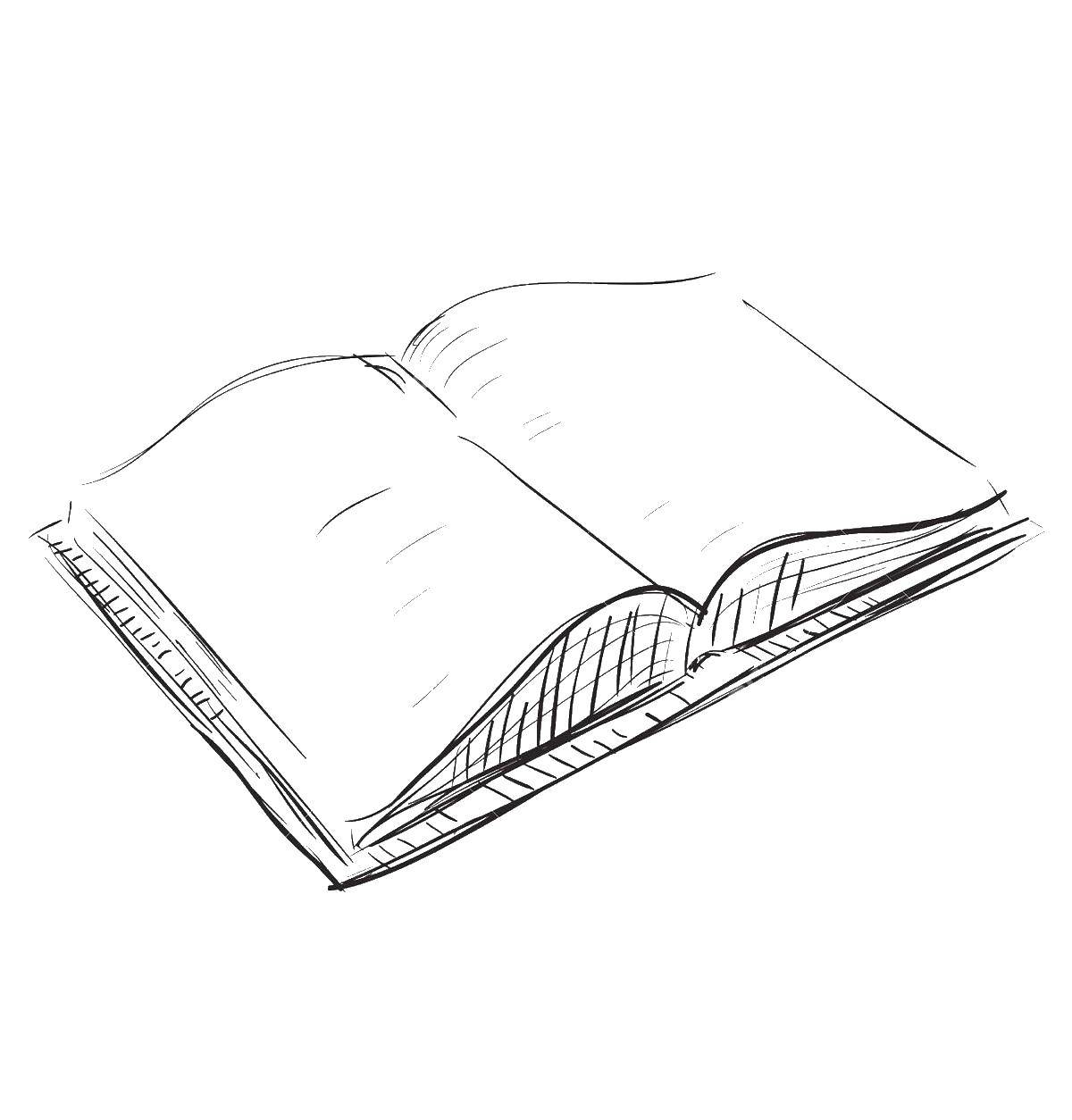 Название: Раскраска Книжка. Категория: книги. Теги: книжка.