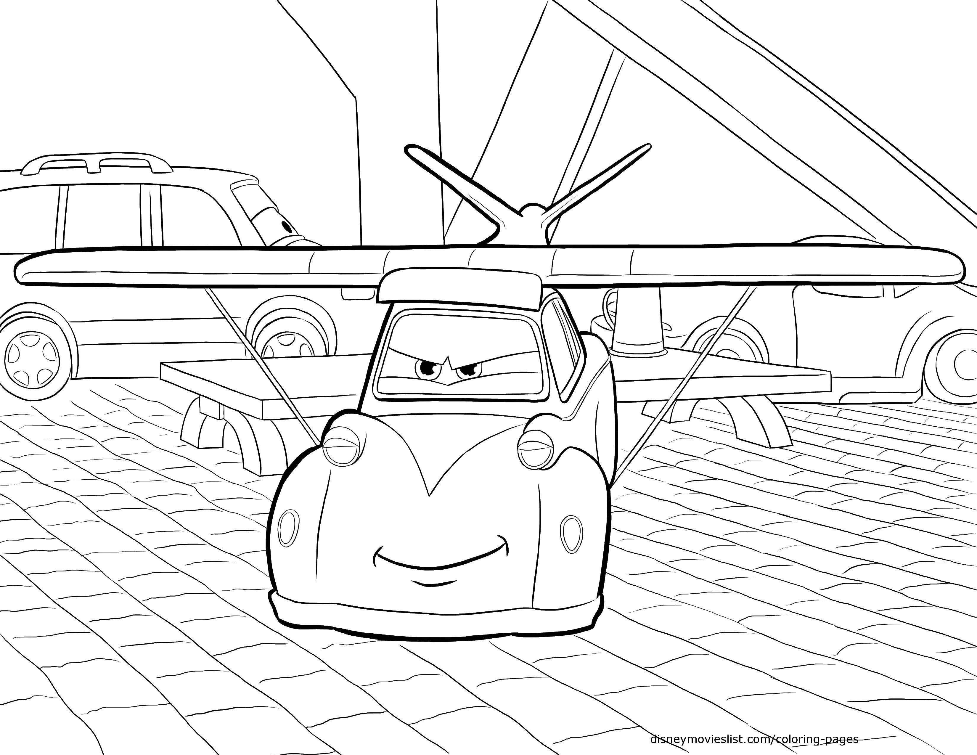 Название: Раскраска Машина самолет. Категория: Самолеты. Теги: машина самолет.