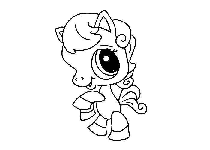Название: Раскраска Пони из my little pony . Категория: мой маленький пони. Теги: Пони, My little pony .