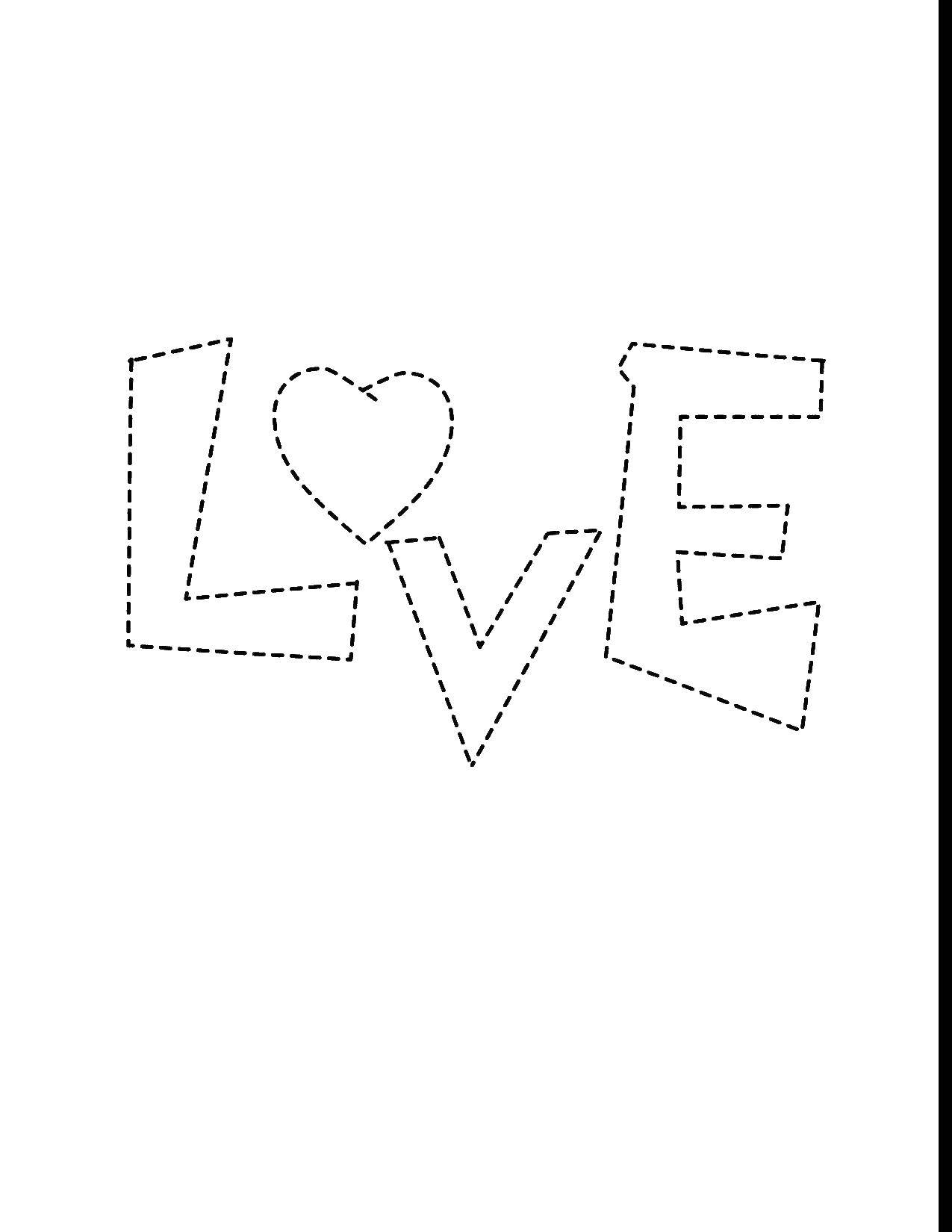 Название: Раскраска Любовь♥. Категория: Я тебя люблю. Теги: Надписи, узоры.