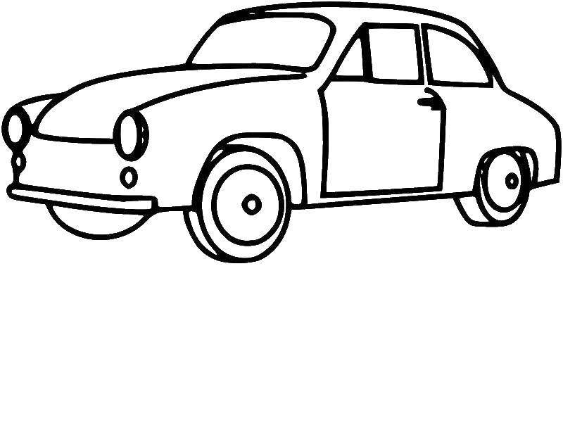 Название: Раскраска Авто. Категория: Машины. Теги: машины, транспорт, автомобиль.