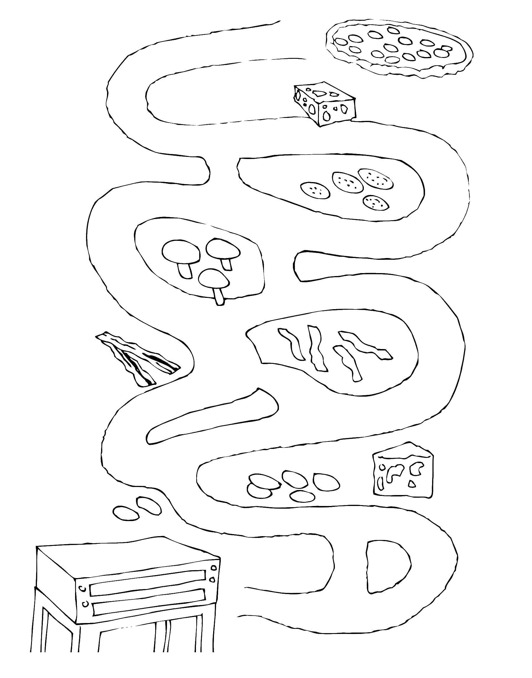 Название: Раскраска Пройди лабиринт. Категория: Лабиринты. Теги: Лабиринт, логика.