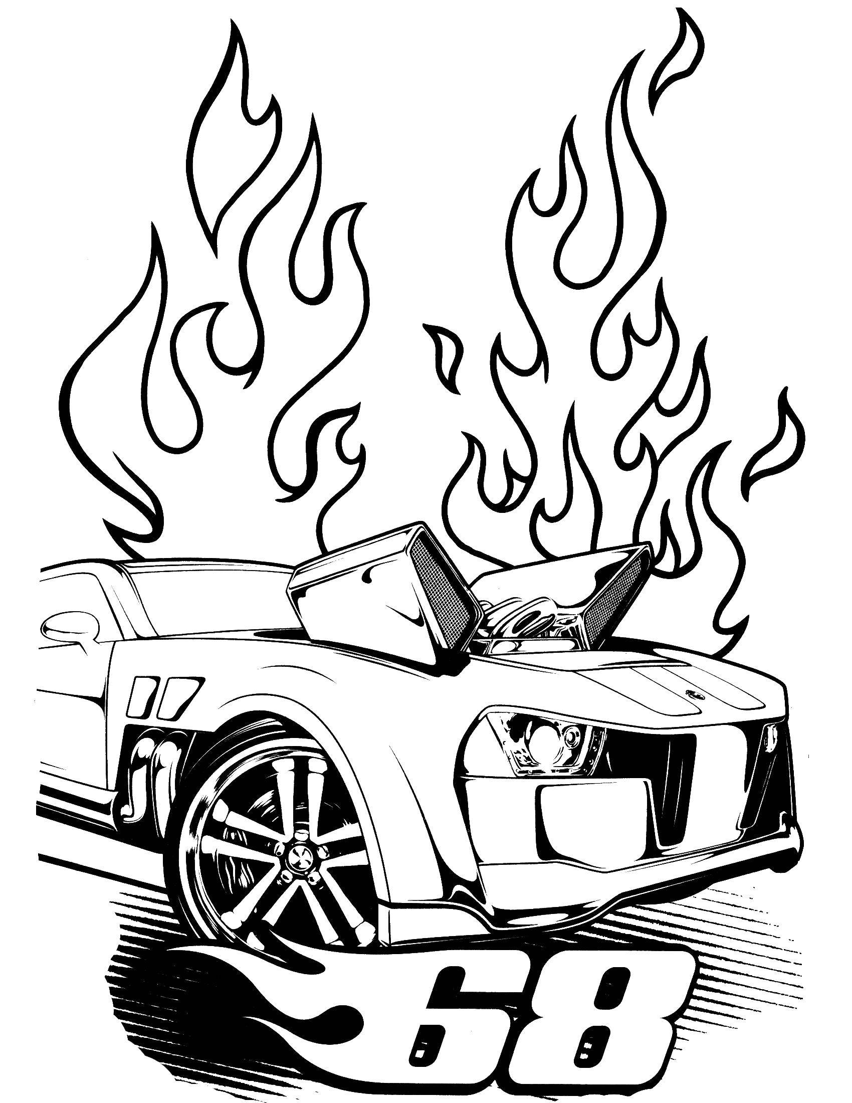 Название: Раскраска Машина. Категория: машины. Теги: машины, транспорт, автомобиль.