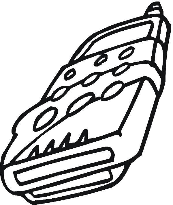 Название: Раскраска Сотовый телефон. Категория: телефон. Теги: телефон, антенна, кнопки.