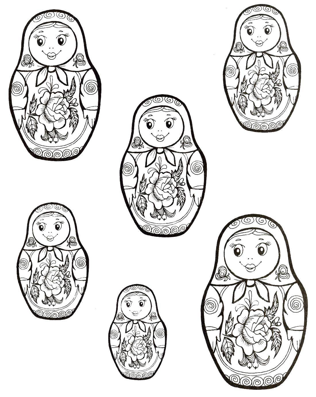Раскраска игрушки Скачать .  Распечатать 