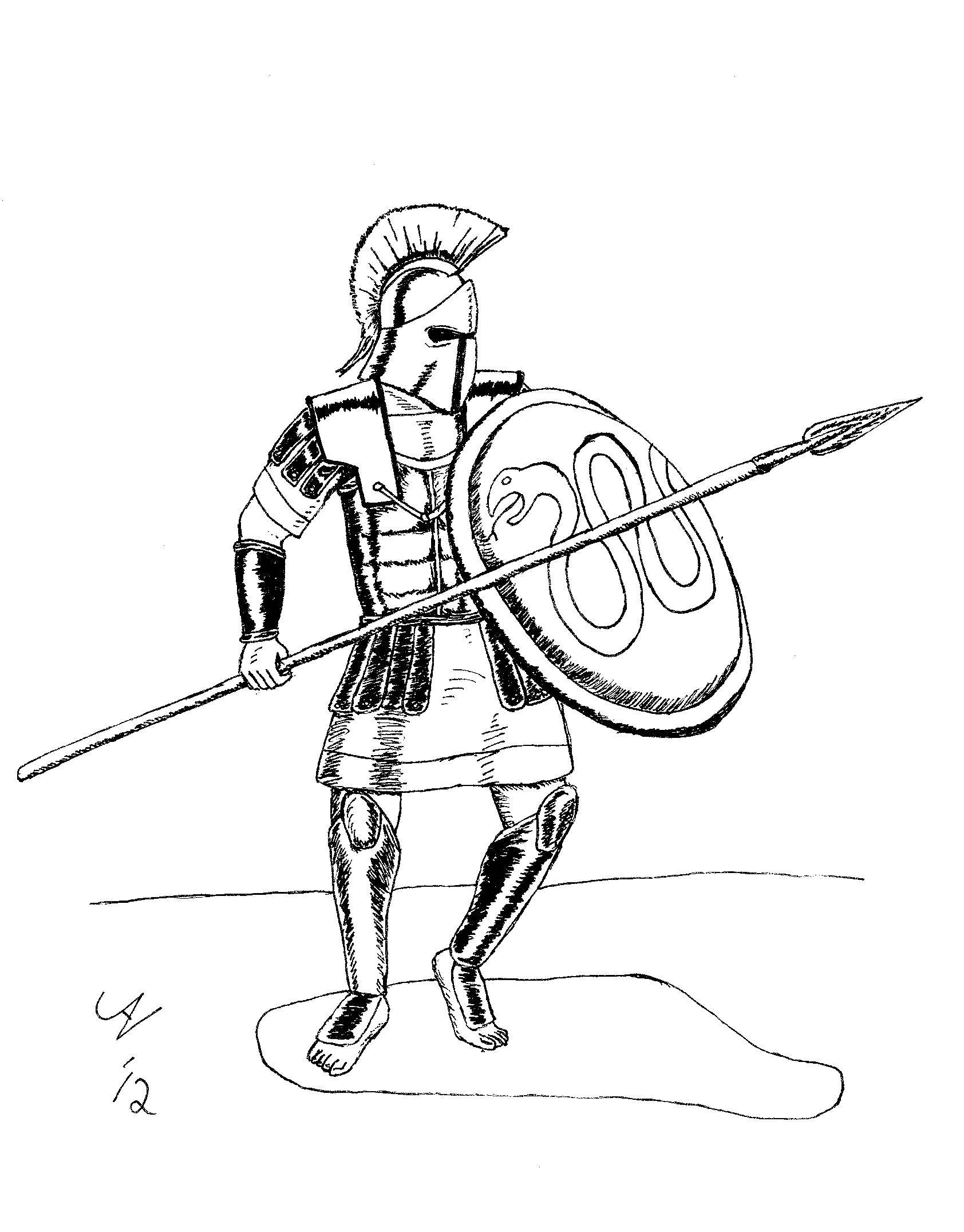 Раскраска Рыцарь Скачать ,рыцари, доспехи,.  Распечатать 