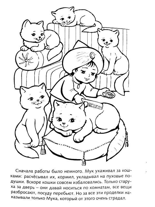 Раскраска маленький мук Скачать ,Персонаж из мультфильма,.  Распечатать 