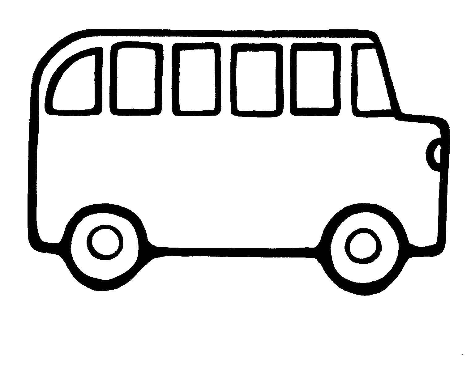 Название: Раскраска Автобус.. Категория: транспорт. Теги: Транспорт.