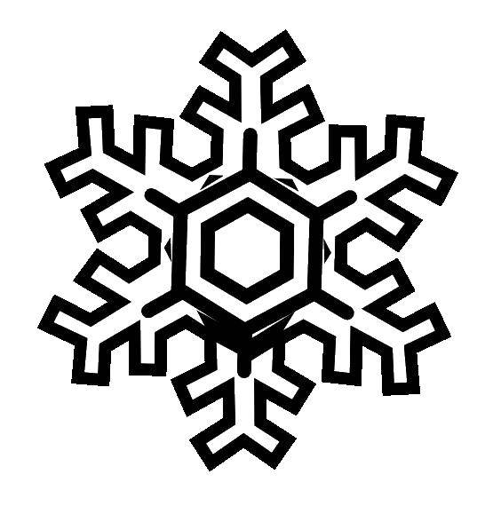 Раскраска Снежинка Скачать ,снег, снежинка, контур, контуры,.  Распечатать 
