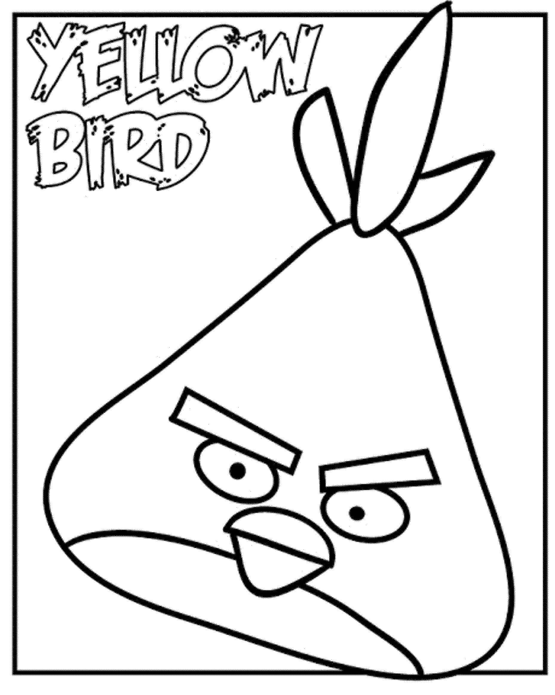 Раскраска angry birds Скачать .  Распечатать 