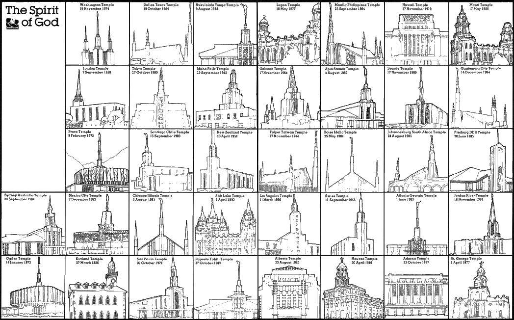 Название: Раскраска Города разных стран. Категория: город. Теги: города, страны.